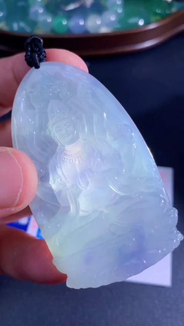 颈饰未镶嵌翡翠天然A货翡翠