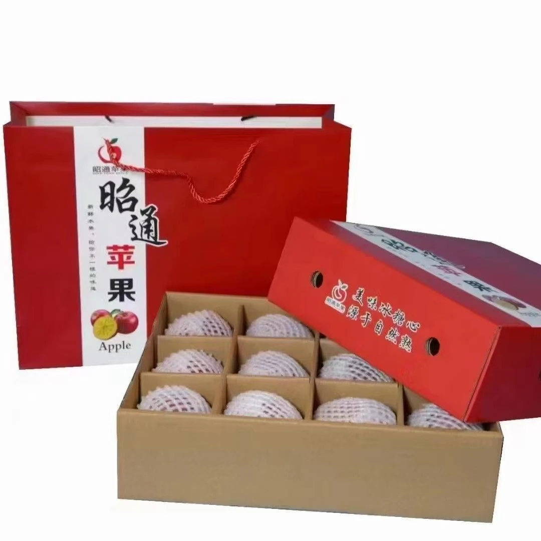 云南昭通丑苹果冰糖心脆甜多汁新鲜现摘礼盒装送礼佳品
