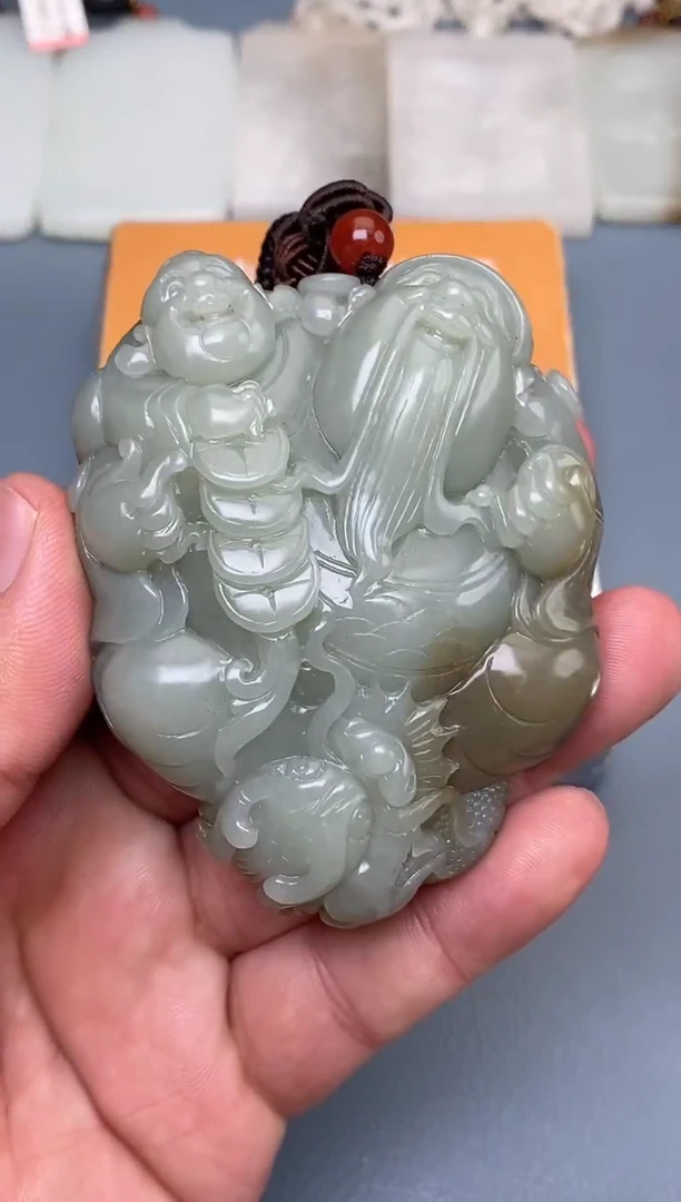 和田玉未镶嵌颈饰24