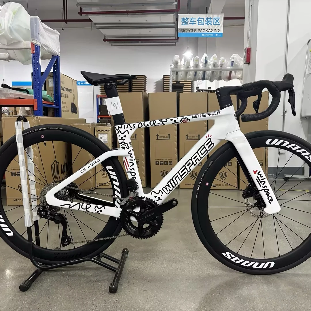 【102试骑车】C5-2xs码涂鸦7170电变 尤纳斯碳轮50框高一体把380 85