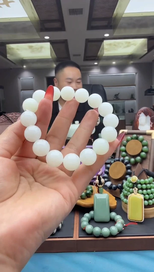 未镶嵌手串和田玉yjk