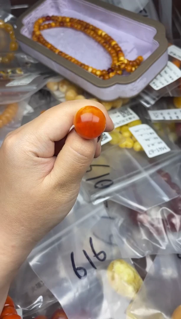 木高端原创饰品22MM红一颗