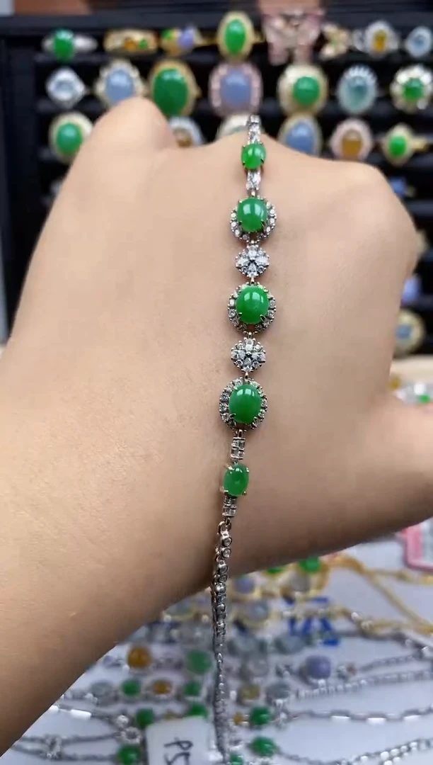 银S925镶嵌戒指翡翠9951