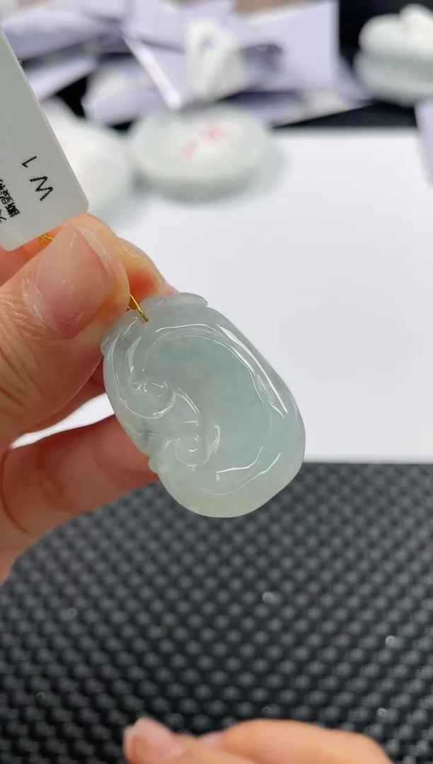 颈饰未镶嵌翡翠9705 如意