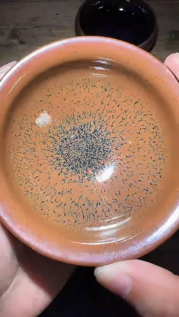 茶盏老木头精品柴烧158