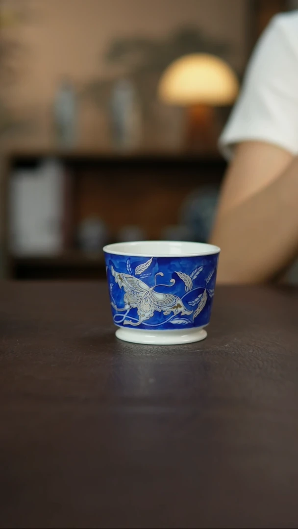 景德镇陶瓷杯碗柴烧多人