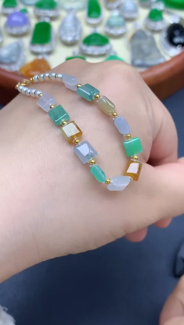 未镶嵌手链翡翠38-中国好珍宝