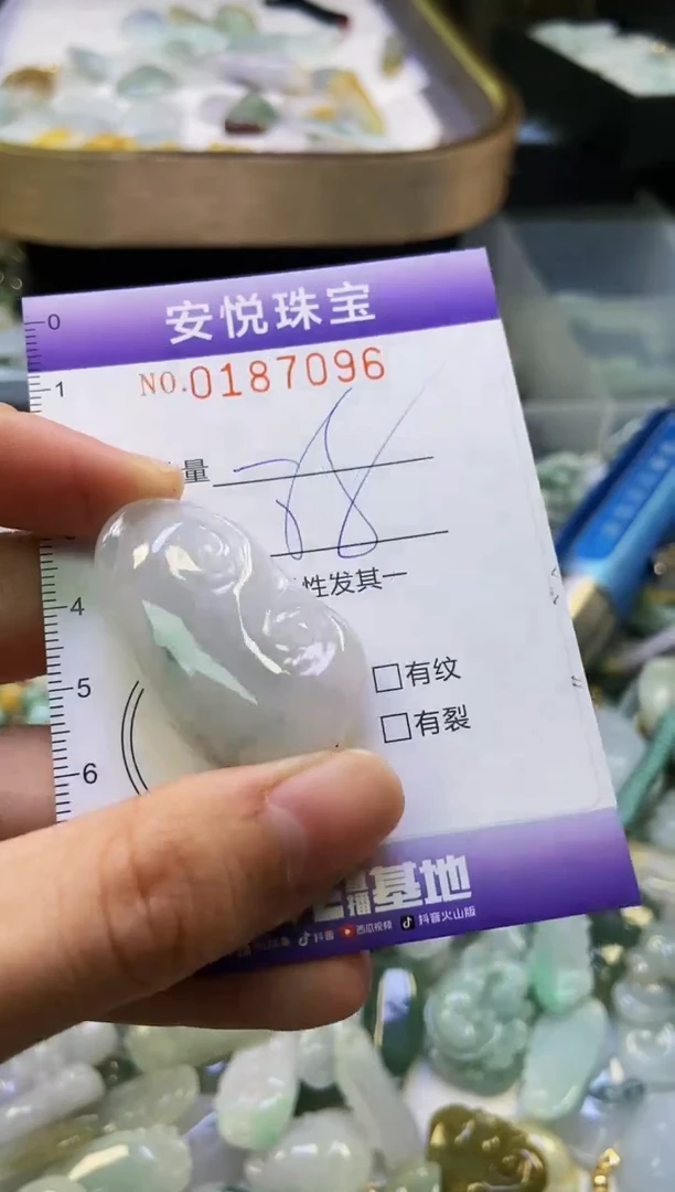 翡翠未镶嵌颈饰闪购0187096