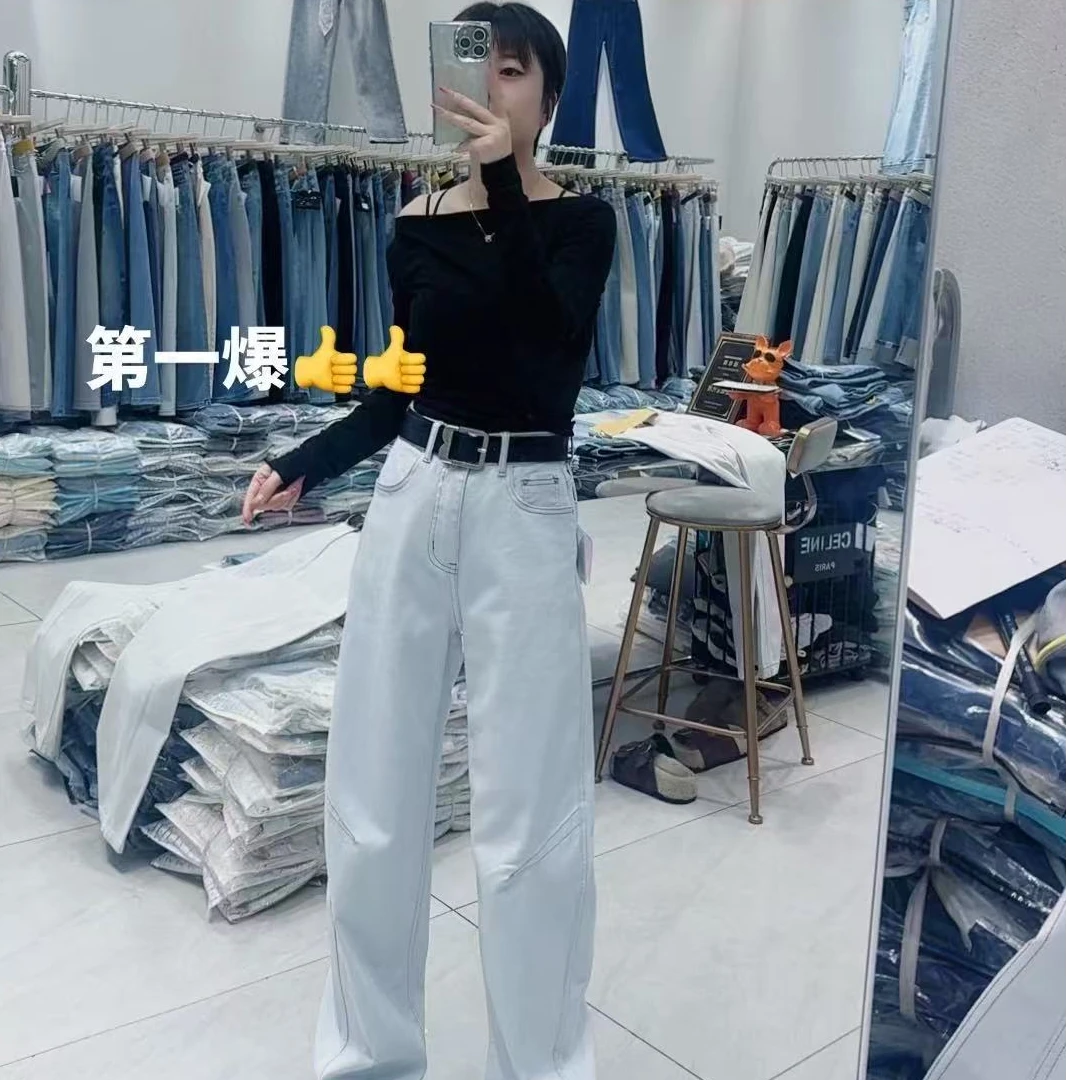 弯刀牛仔裤2025年新款