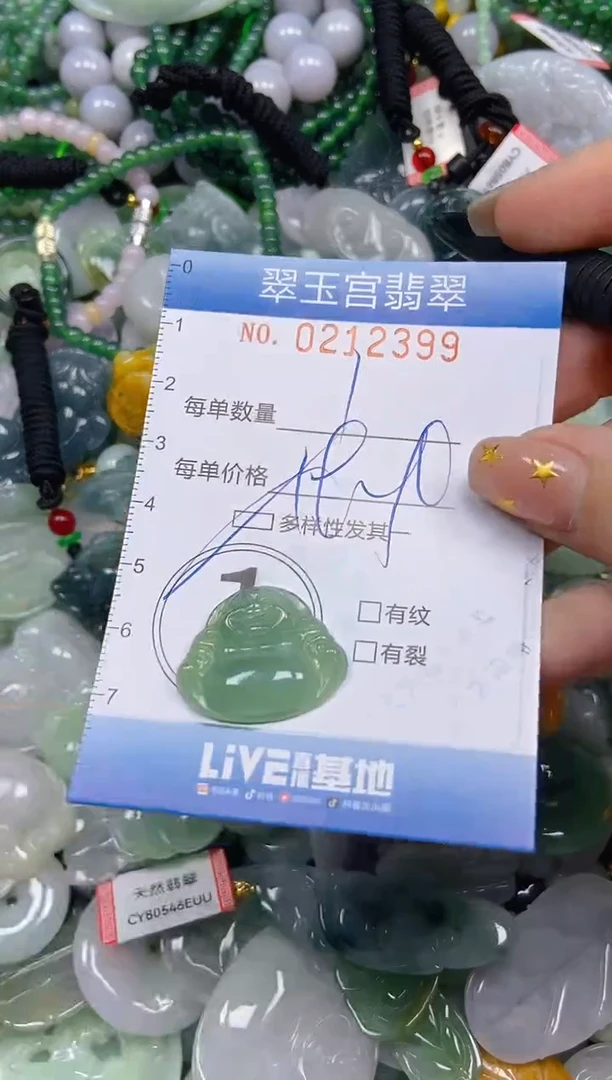 颈饰未镶嵌翡翠闪购C0212399多样性发其一