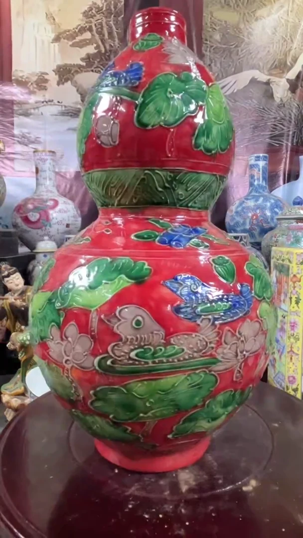 摆件现代陶瓷摆O