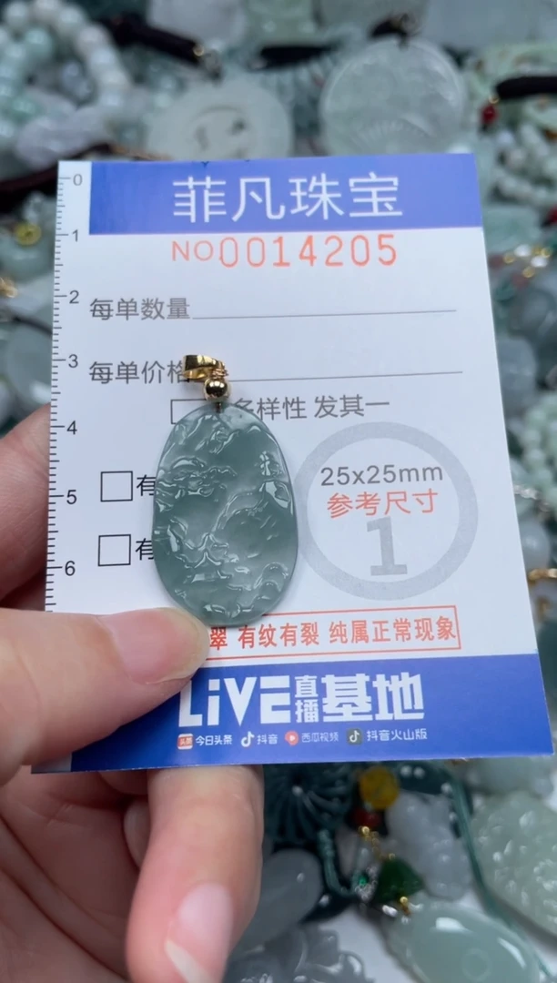 颈饰未镶嵌翡翠14205