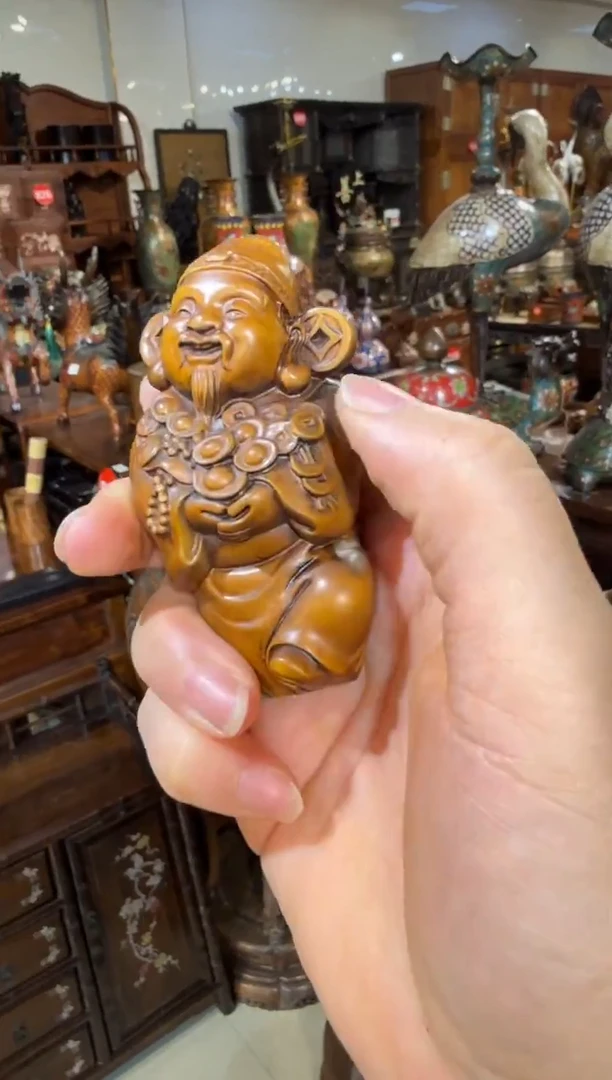 木黄杨木财神68.88888888888