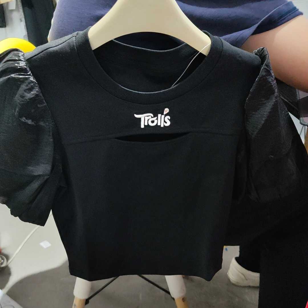 599【44189】魔发精灵合作系列短上衣AYCDC244189时尚时尚时尚