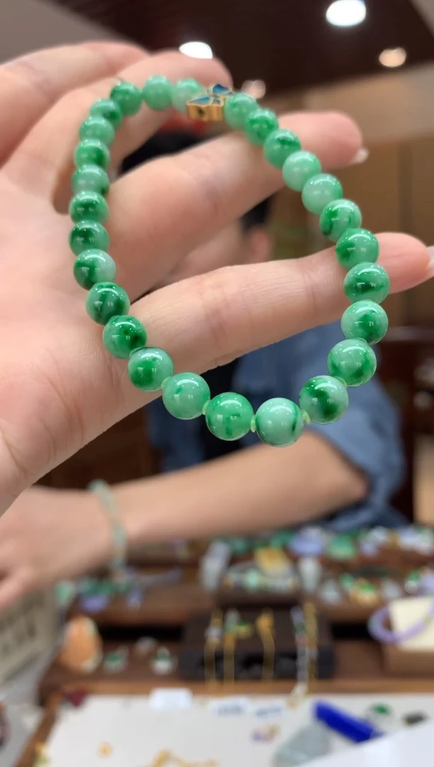 未镶嵌手串翡翠手串