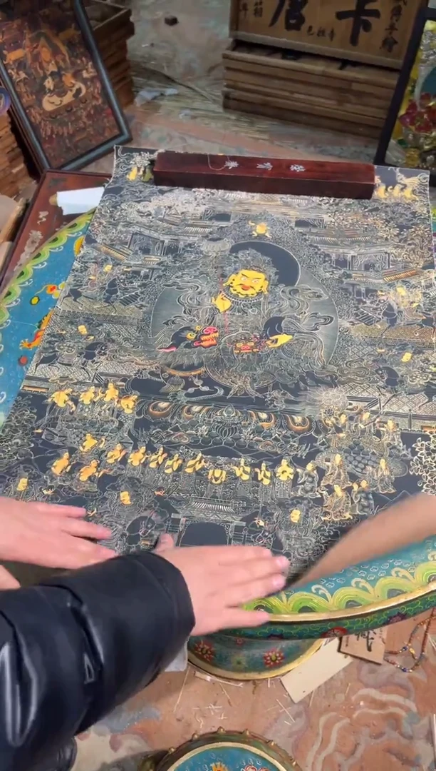 卷轴画卷轴画奥奥的唐卡