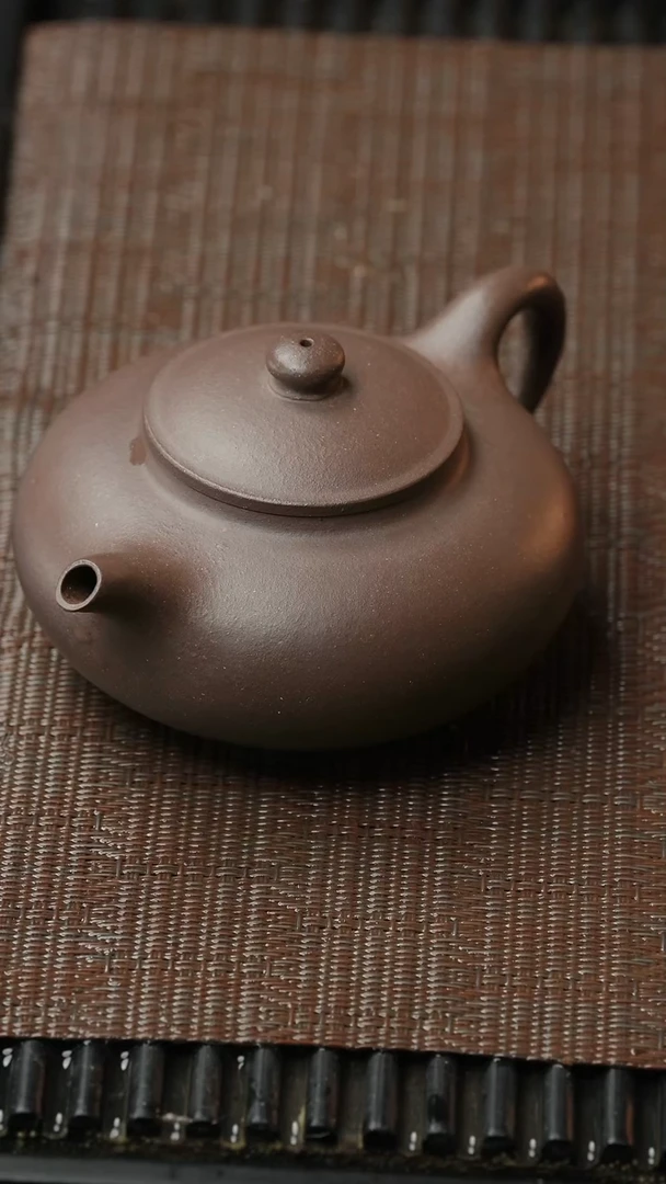 【闪购商品】紫砂茶壶五堂 扁圆（水石山房）