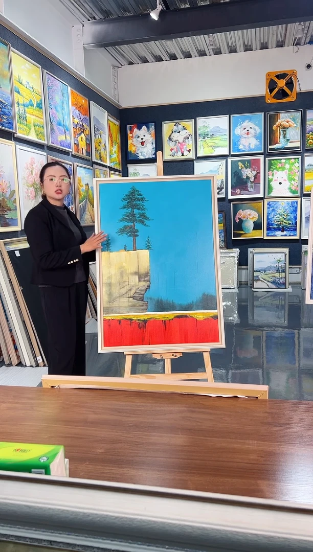 【闪购商品】油画85号 70*100 抽象风-手绘油画