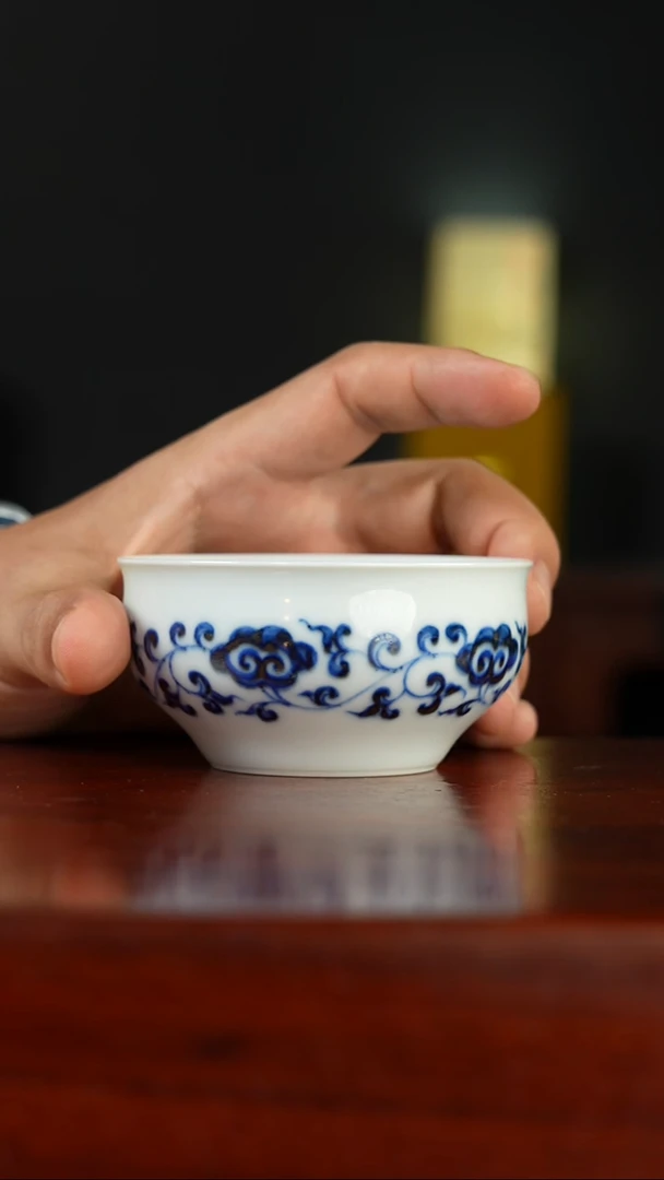 祖传窑真柴窑传承400年灵芝出唇杯