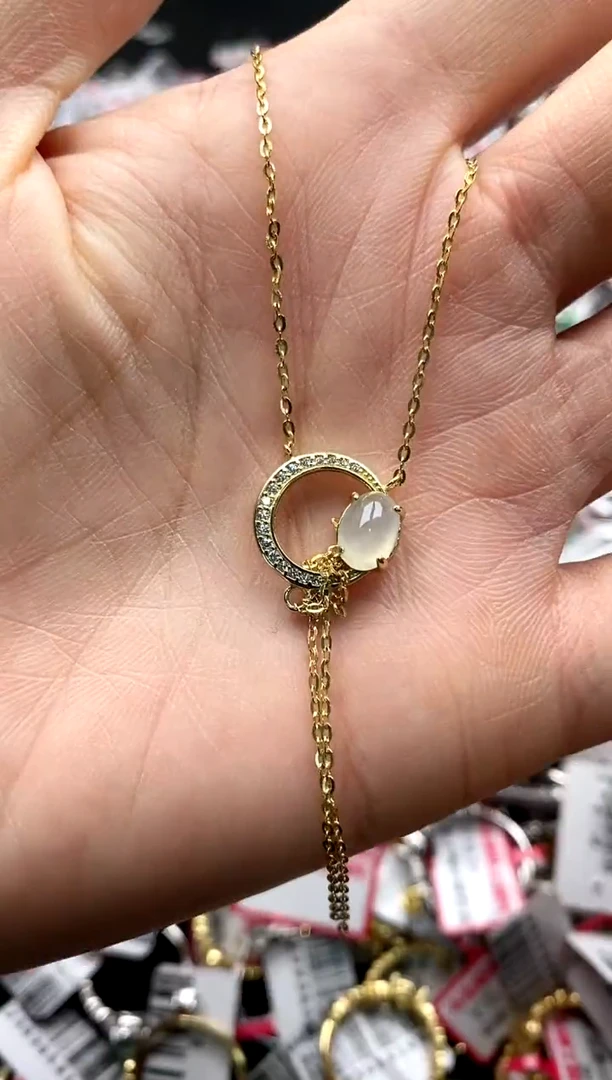 【闪购商品】翡翠戒指银S925镶嵌2222222   8