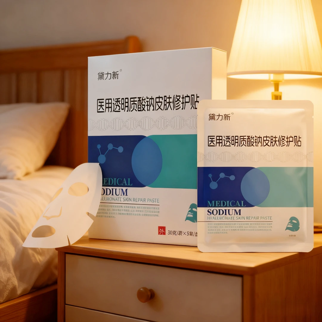 黛力新医用透明质酸钠皮肤修护贴改善痤疮修复术后皮肤屏障补水正品修护创面愈合