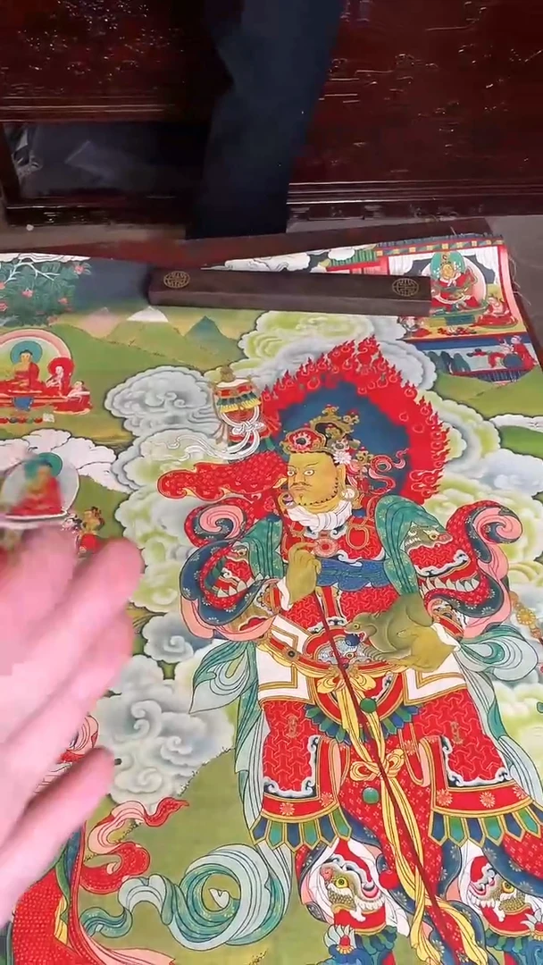 卷轴画手绘唐卡069