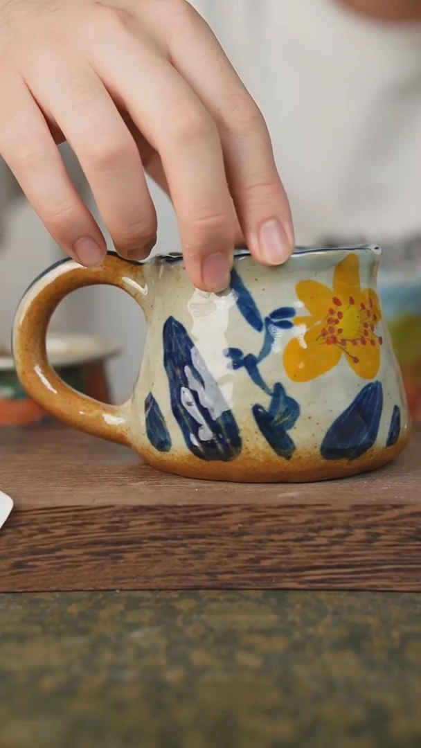 摆件泥垚手作 景德镇手工手绘器物