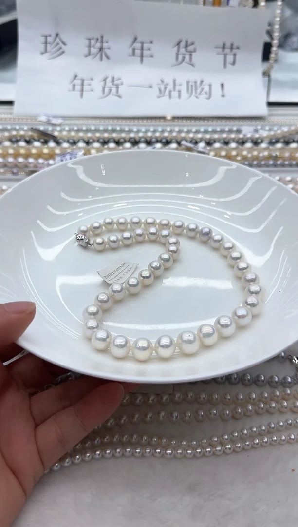 【闪购商品】淡水珍珠颈饰银S925镶嵌清货