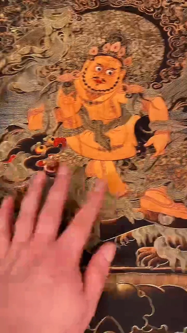 装裱画精美唐卡tk16117
