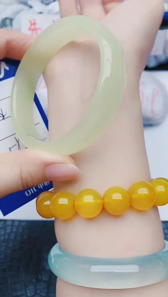 未镶嵌手镯石英质玉x255+64-65