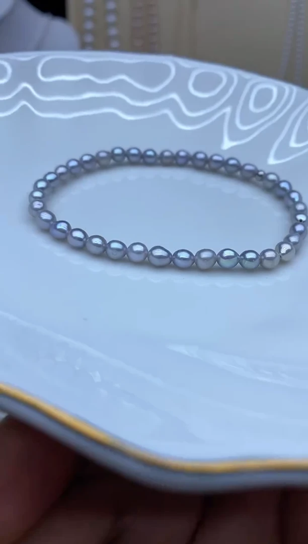 未镶嵌手链淡水珍珠手链