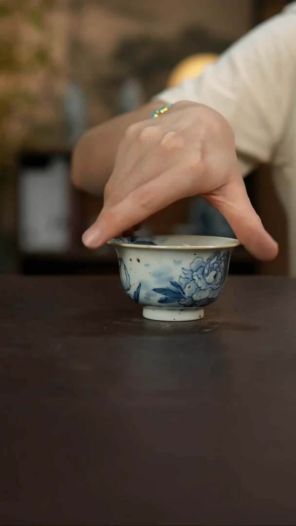 杯景德镇陶瓷杯碗柴烧多人