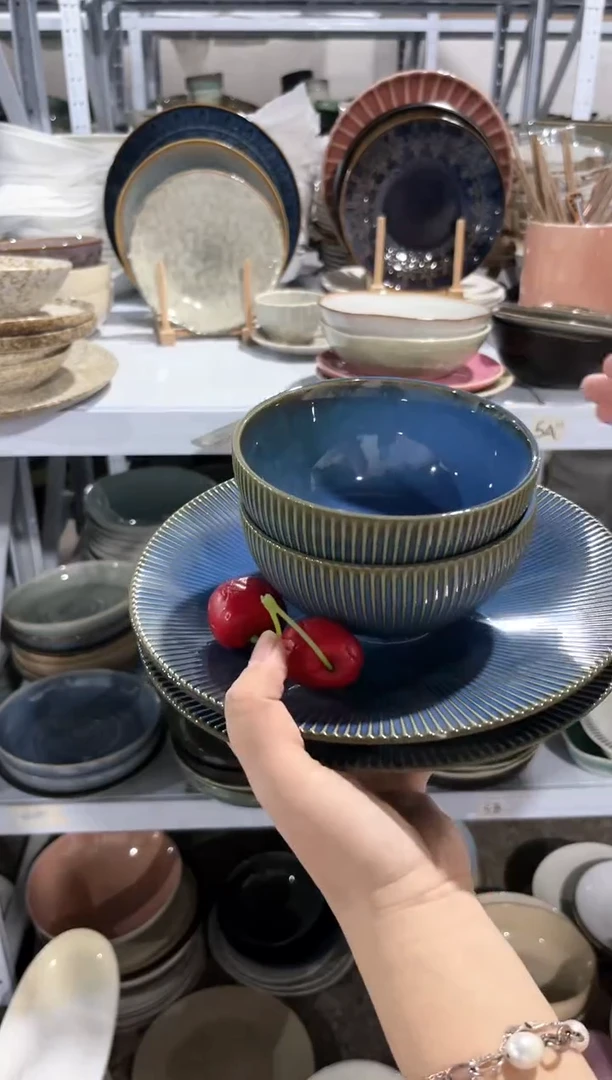 【闪购商品】瓷片外贸尾货瑕疵满20包邮X2 蓝色四件套