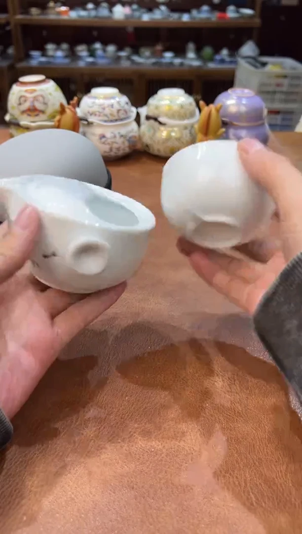 真的很便宜会开片的旅行茶具