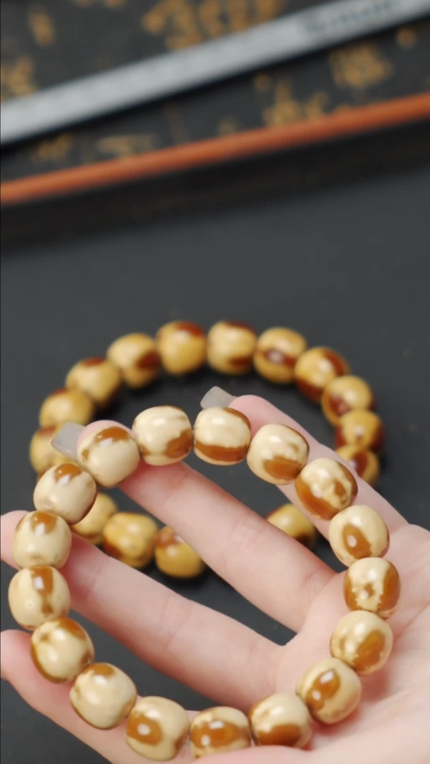 紫金鼠手串花皮老型12+