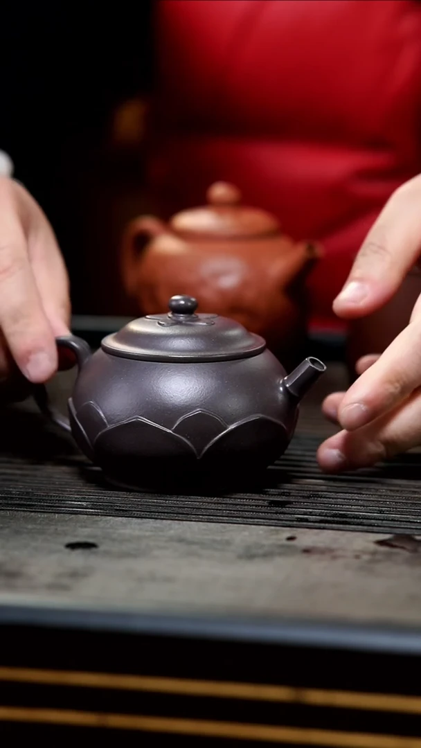 【闪购商品】紫砂茶壶18-御闳手作天青梵天170cc