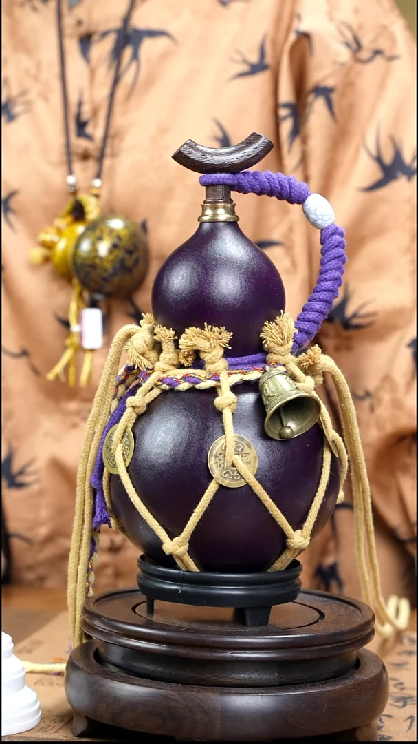 XK063网兜款大漆酒葫芦（现货现发）