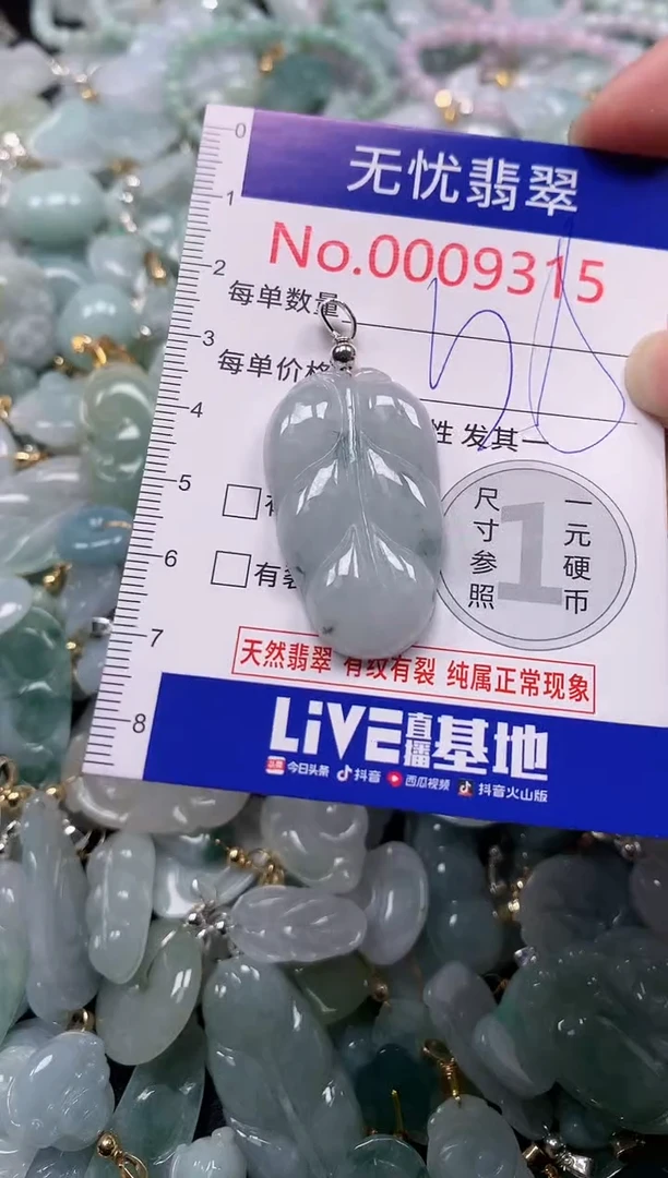 吊坠(不含链)未镶嵌翡翠9315