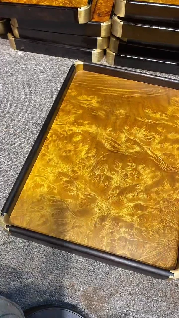 木木雕款漩**人大茶盘一个