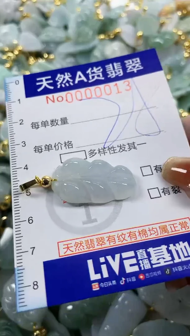 颈饰未镶嵌翡翠天然A货翡翠