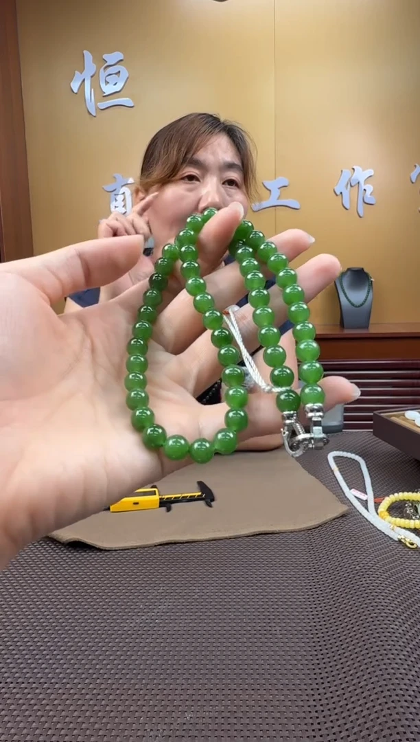 和田玉未镶嵌颈饰项链7-8（多样性，发一­）