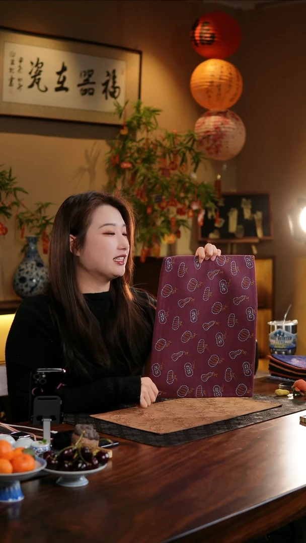 【闪购商品】织绣南瓜纹长大号茶席