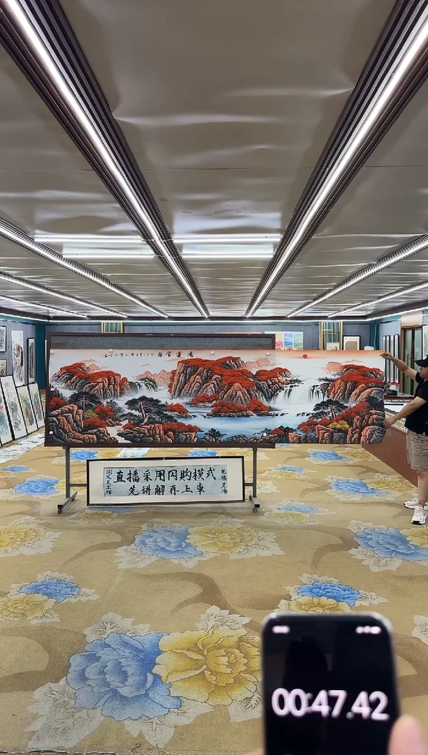 绘画M刘雪红-小丈二-山水国画