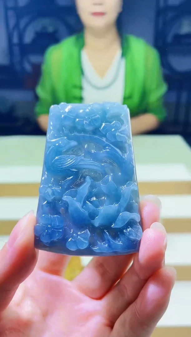 定制翡翠未镶嵌毛货08170074多样性发其一