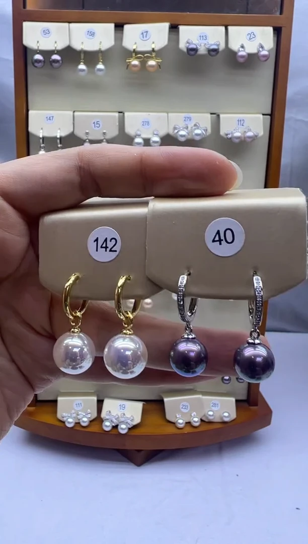 未镶嵌耳饰淡水珍珠142+40