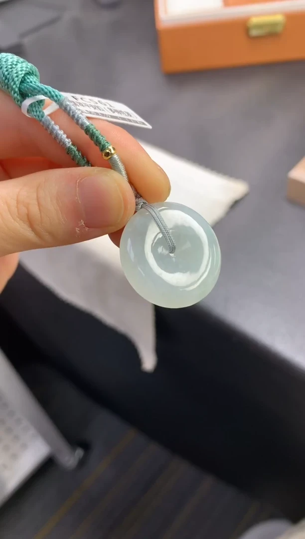 颈饰未镶嵌翡翠FC561 翡翠平安扣 多样性发其一