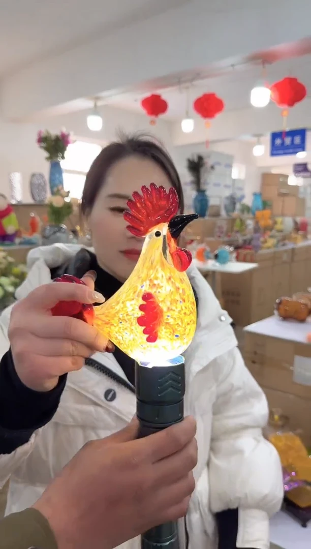 【闪购商品】无铅玻璃洛芙花器-b-早33