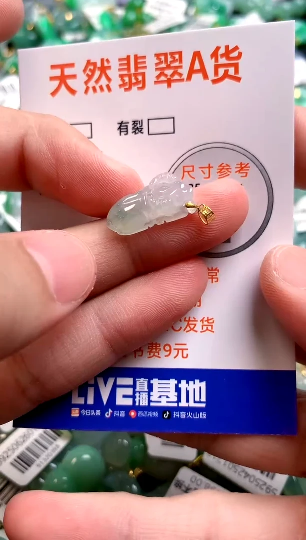 颈饰18K金镶嵌翡翠13003873