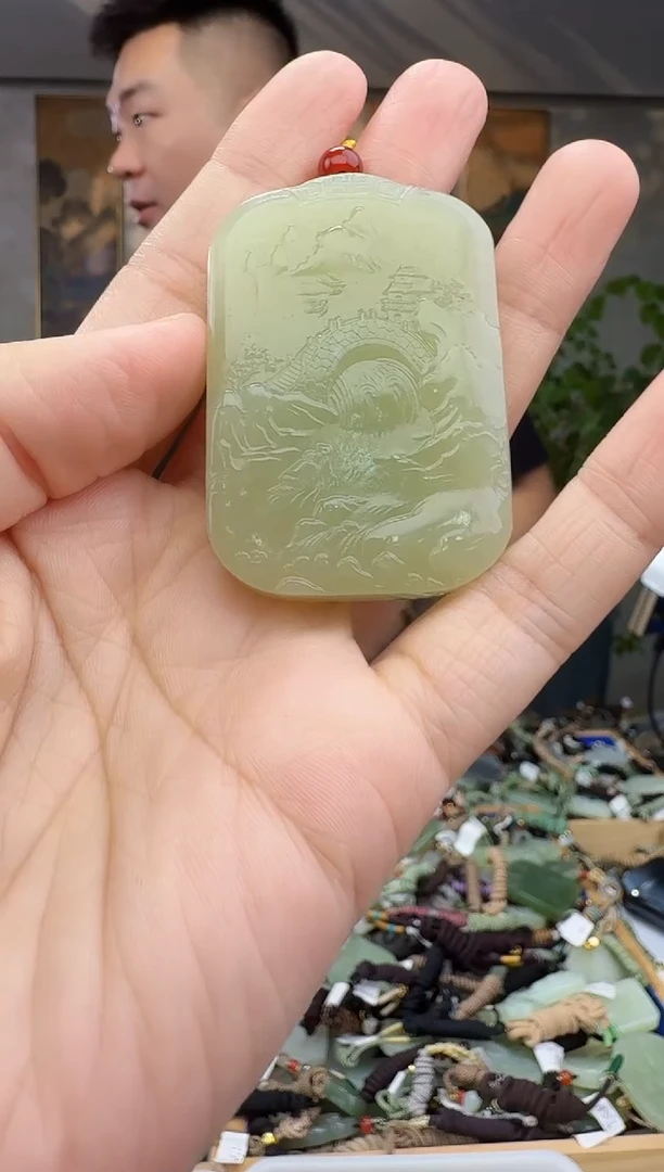 未镶嵌和田玉挂件拍一发一