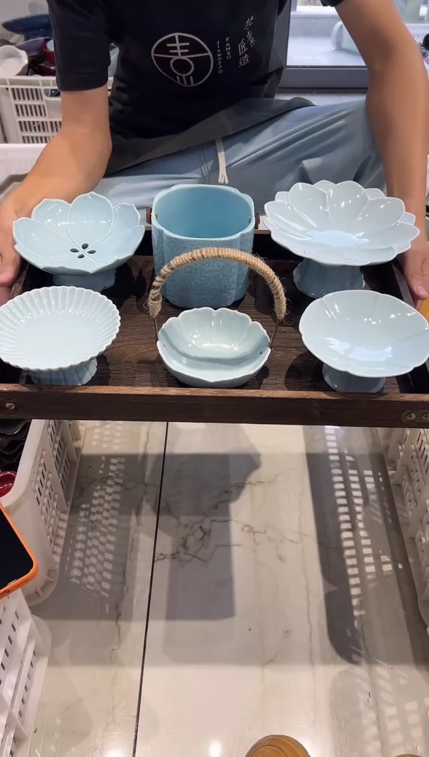 瓷片微瑕商品 介意勿拍 【托盘】